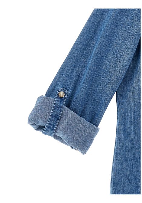 Camicia con ricamo ERMANNO SCERVINO JUNIOR | Z9G303 77360055